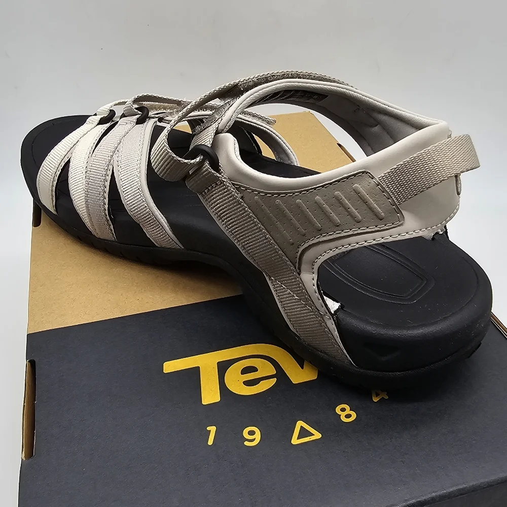 Women's Teva Tirra Black/Birch Multi Strappy Sandal - Picture 3 of 4